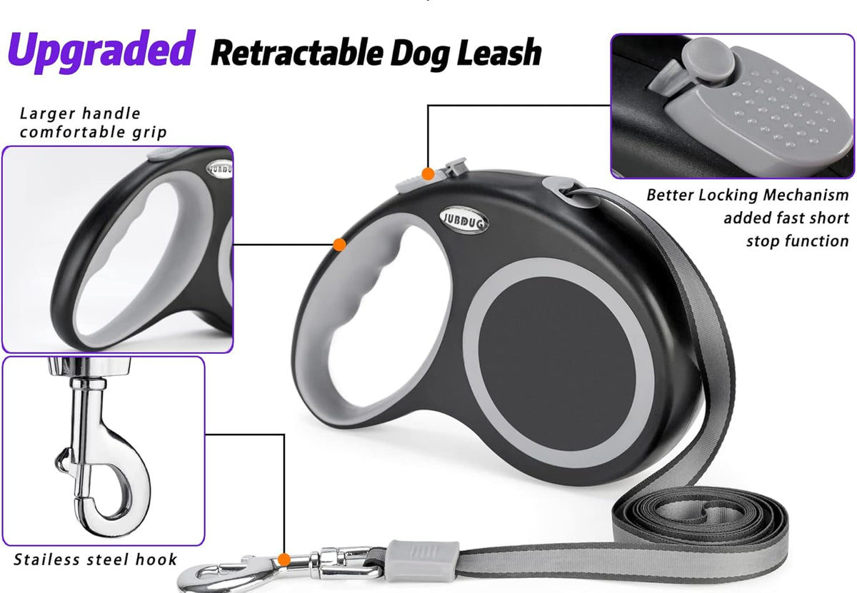 Jubdug dog leash used with large dog in park
