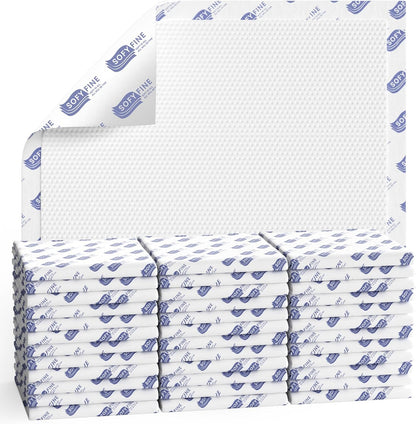 SOFYFINE disposable bed pads front packaging view showing extra large 36x36 incontinence underpads.