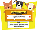 Savory Prime supreme white retriever roll pack of 8 back label details