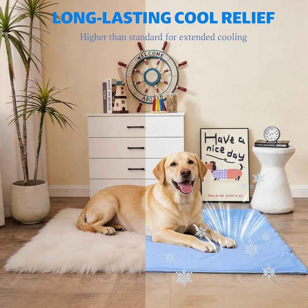 Qieryun lightweight cooling throw folded ready for use