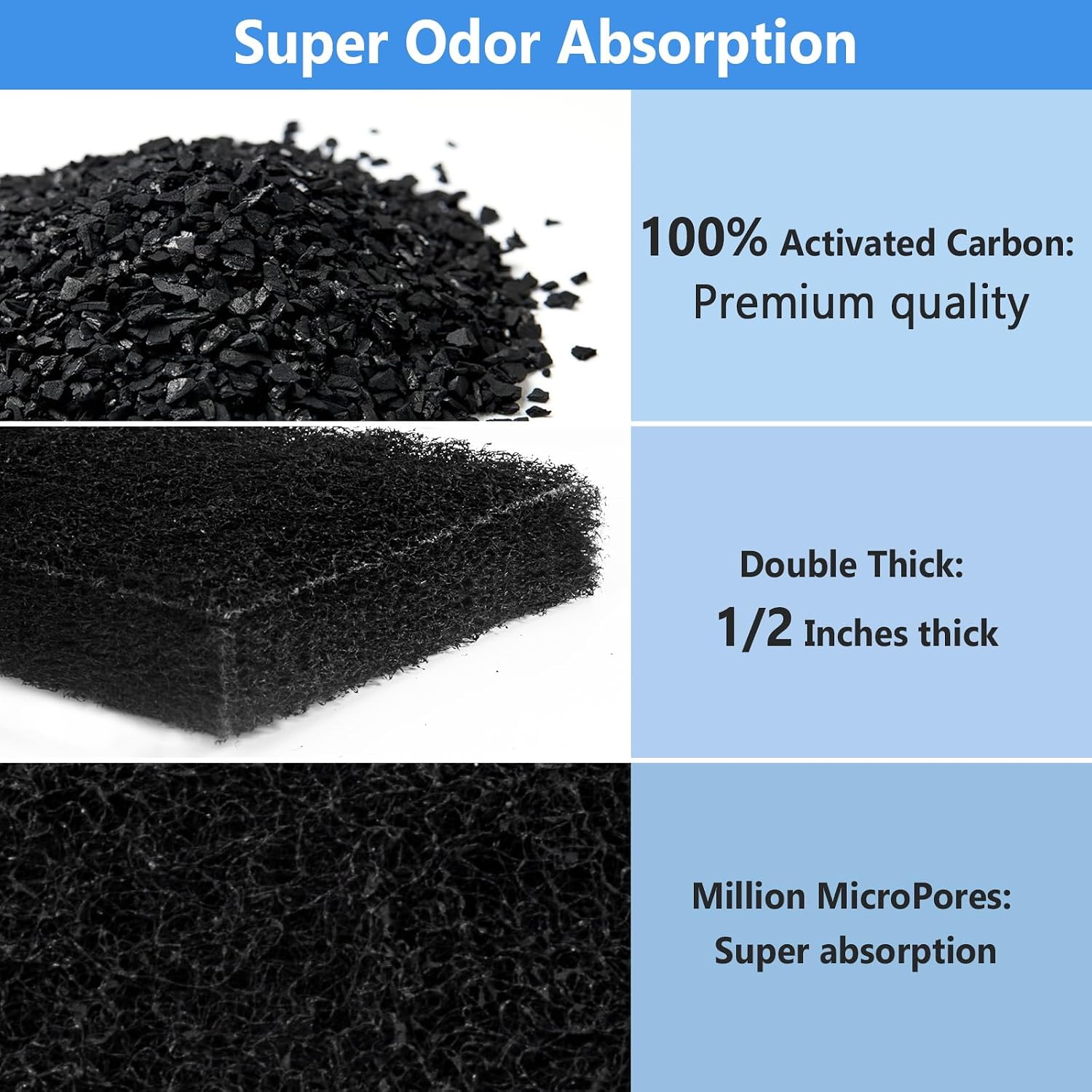Multi pack of twelve official size compatible replacement charcoal filters for feline waste management systems.