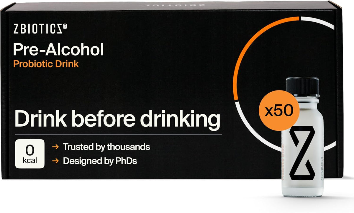 ZBiotics Pre-Alcohol Probiotic - Drink Responsibly, for an Easier Tomorrow - Image 12