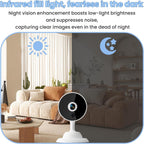 Tapo indoor security camera with two way audio feature