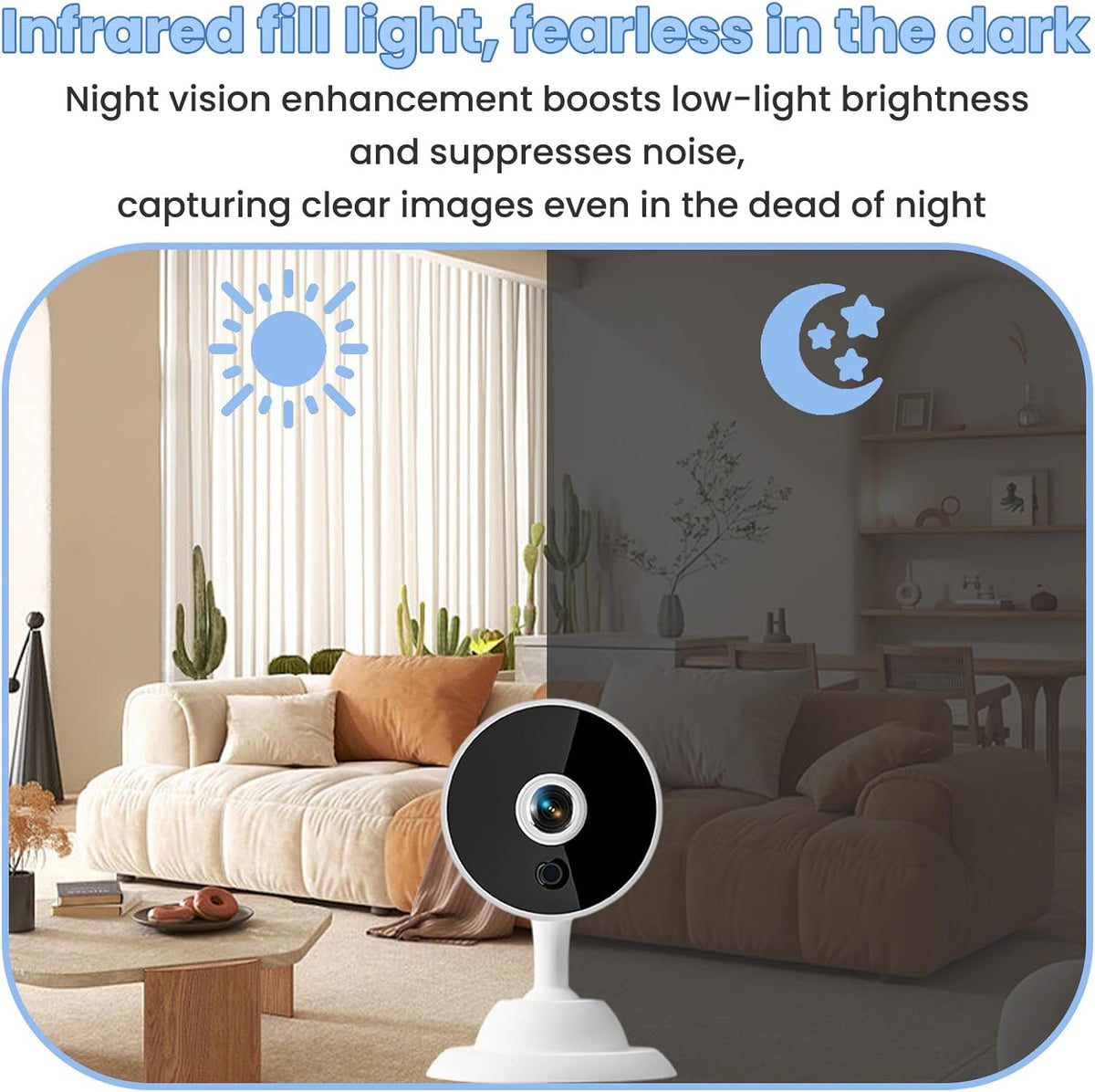 Tapo indoor security camera with two way audio feature