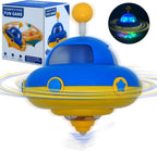 Dptoyz light up spinning top toy with flashing LED lights front view
