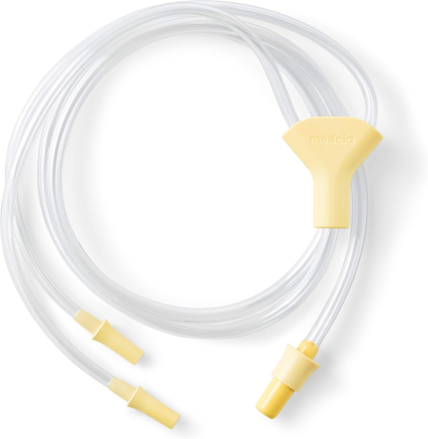 Medela Sonata Replacement Tubing front view showing genuine Y-shaped silicone breast pump connector pipe.