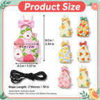 6 Pcs Bird Diaper, Reusable Chicken Diapers, Parrot Diaper Flight Suit with Waterproof Inner - Cute Pet Bird Diapers for Cockatiel Budgie Canary Lovebird - Image 2
