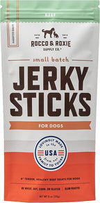 Natural ingredient chicken jerky snacks for all dog breeds