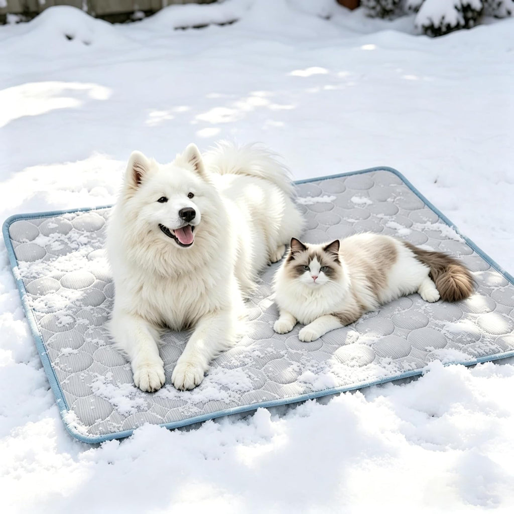 Somoya portable cooling mat folded for travel convenience