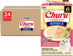 Silky smooth chicken purÃ©e wet cat food being poured from the pouch