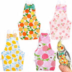 HJZHII bird diaper front view showing fruit patterns