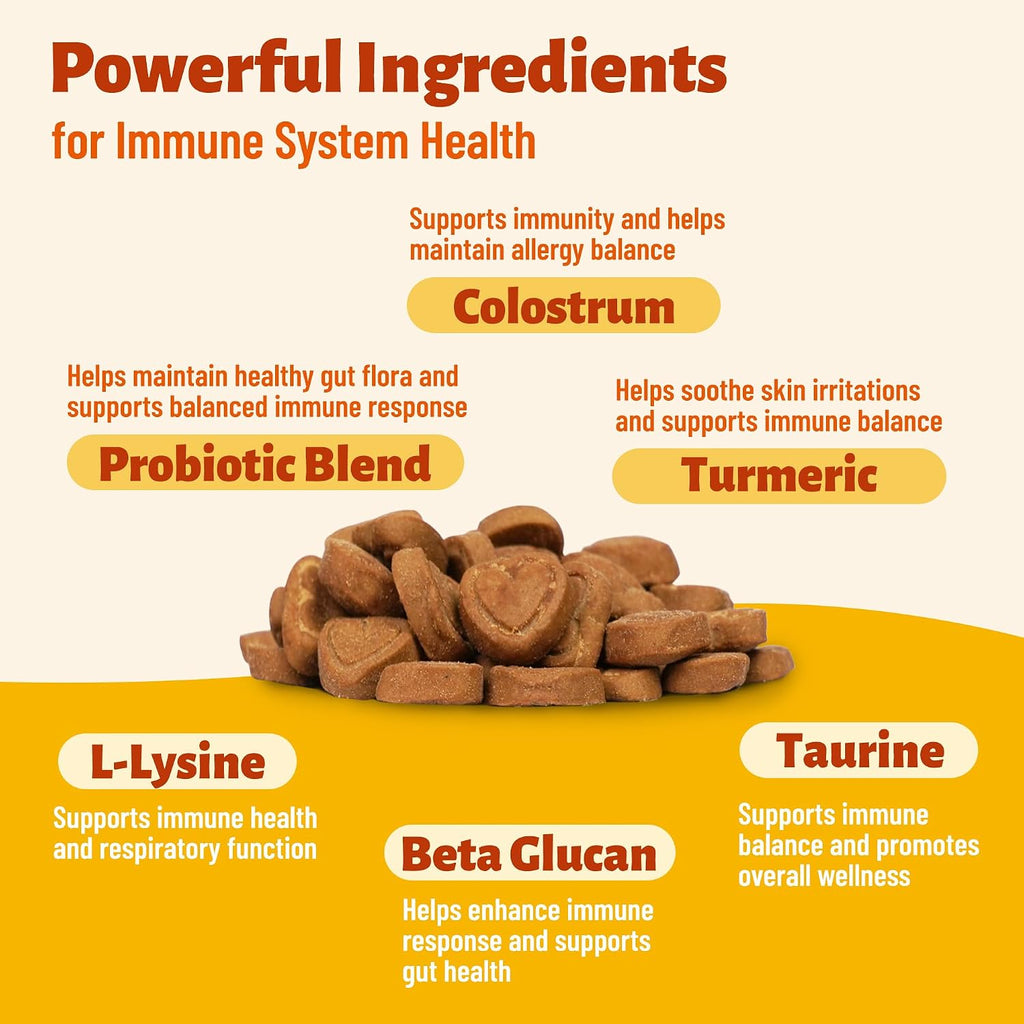 Pet Honesty Multibites cat allergy supplement container label details