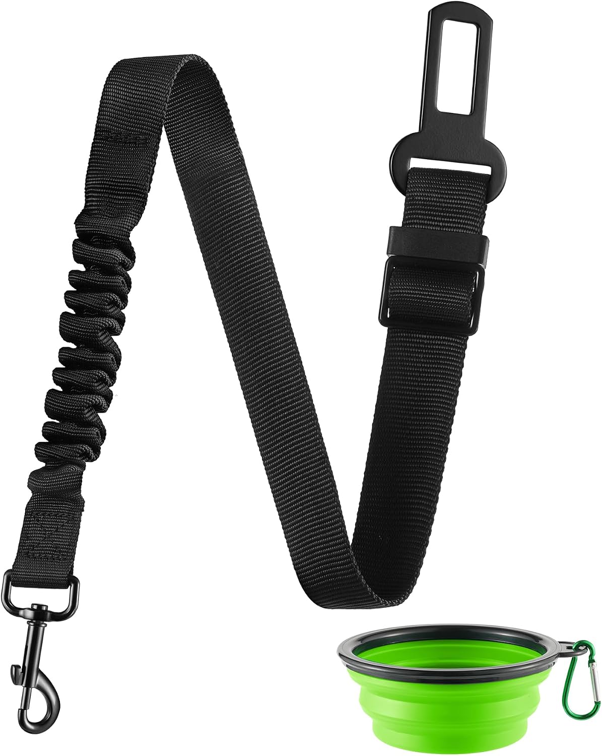 LivTee Dog Seat Belt for Car, Retractable Pet Safety Harness, Adjustable Nylon Dog Seatbelt Leash, Comfortable Dog Accessories for Vehicles (Black-2PCS) - Image 13