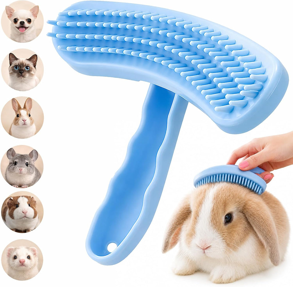 Compact three point nine inch small pet hair remover tool