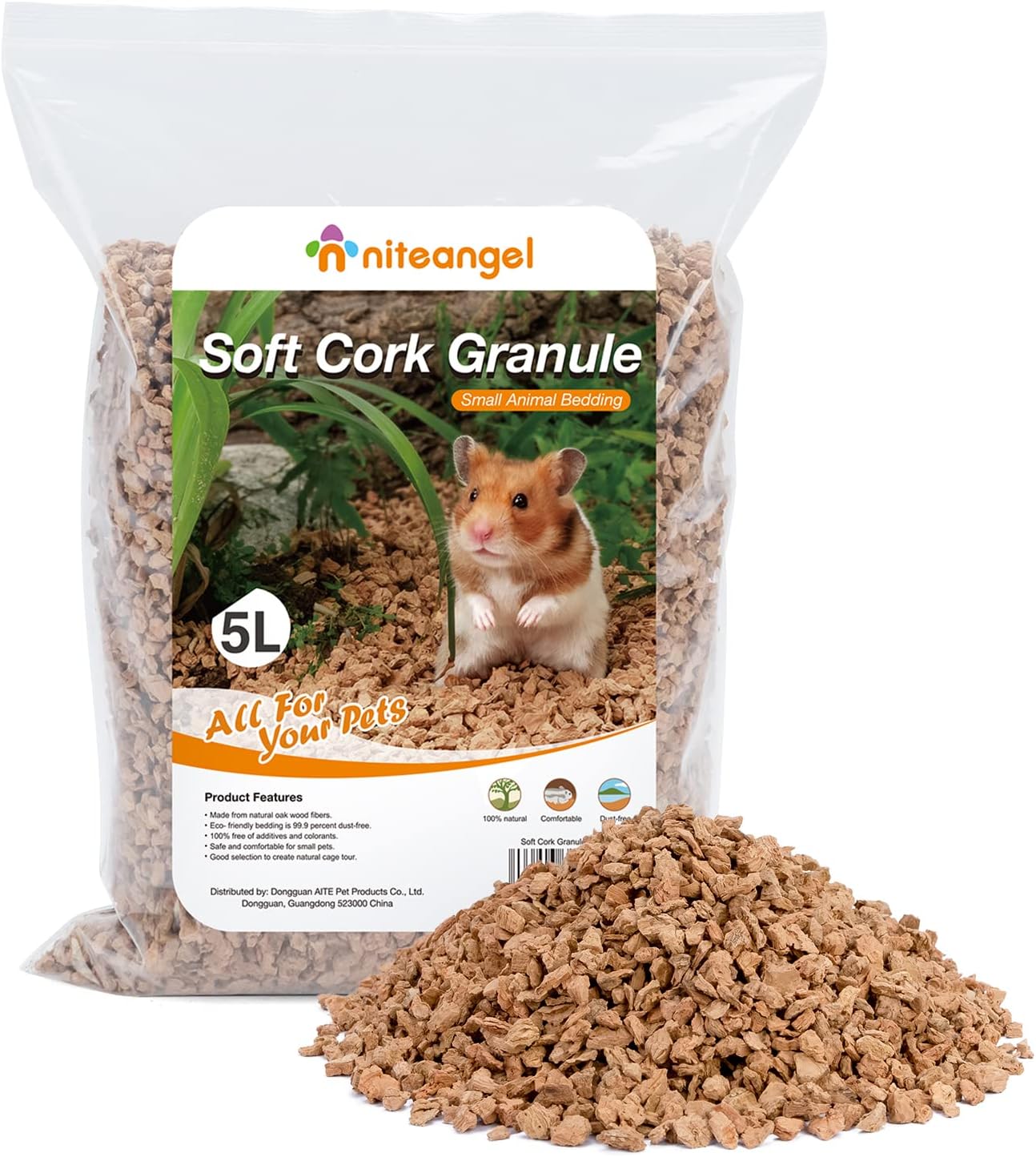 Comparison of Niteangel natural bedding granules in a petri dish
