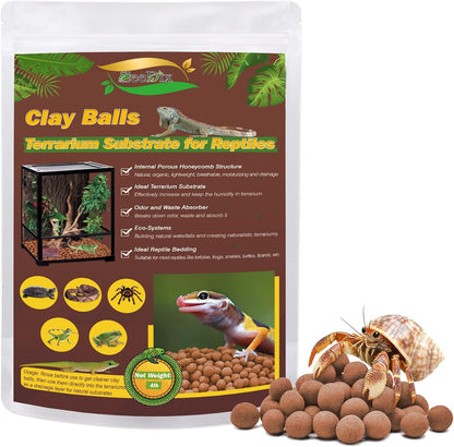 Premium imported reptile bedding substrate bag highlighting non toxic and odorless features