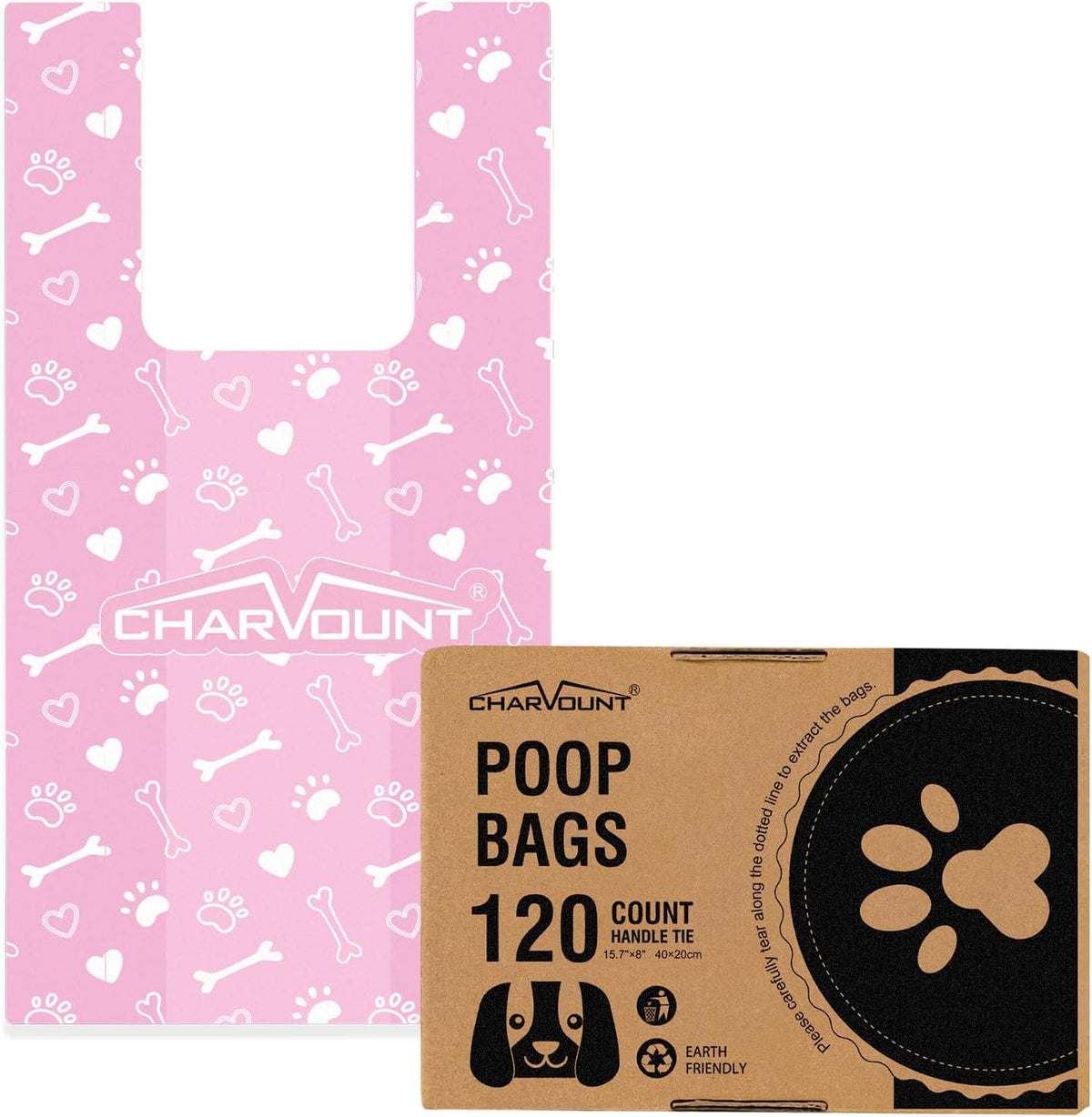 Charmount 200 Count Dog Poop Bags Rolls with Zippered Pouch Dispenser Holder, Extra Thick Leak-Proof Unscented Waste Bags, Coreless Easy Load for Small to Large Dogs - Image 11