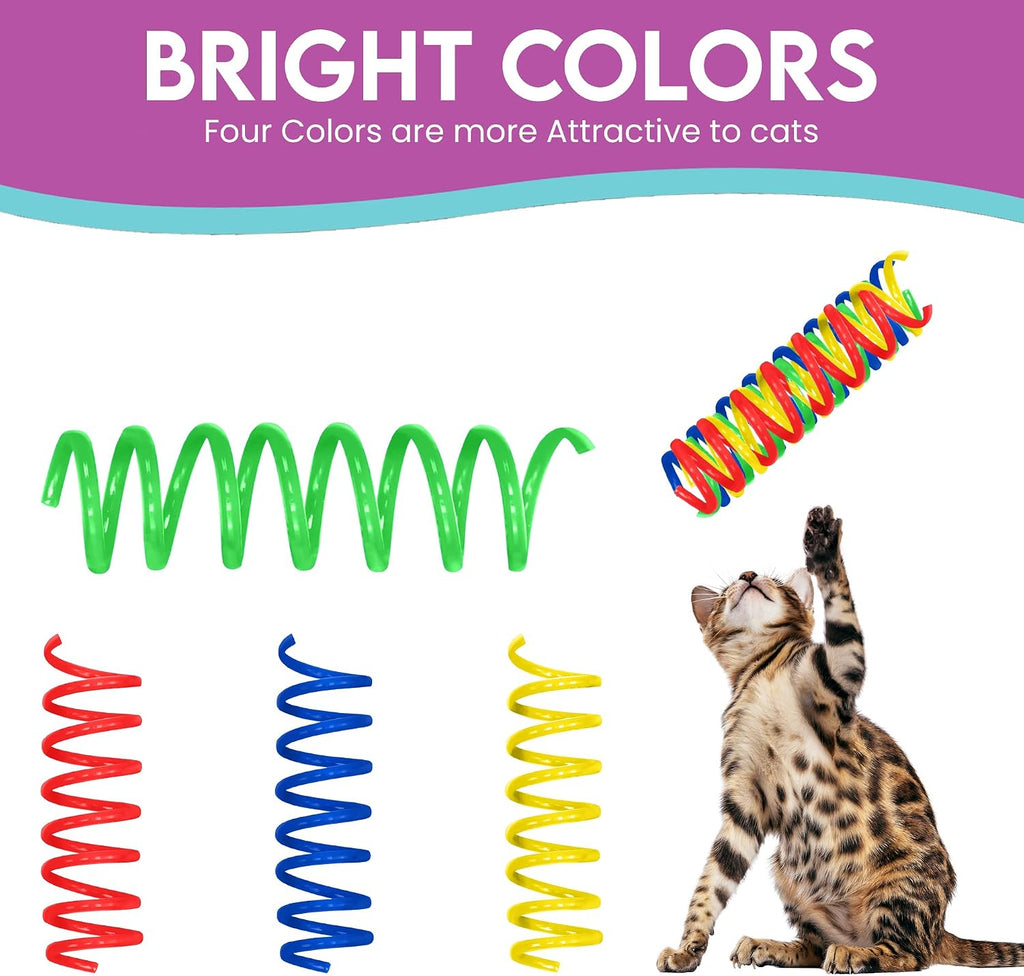 Spot feline enrichment toy showing flexible spiral design