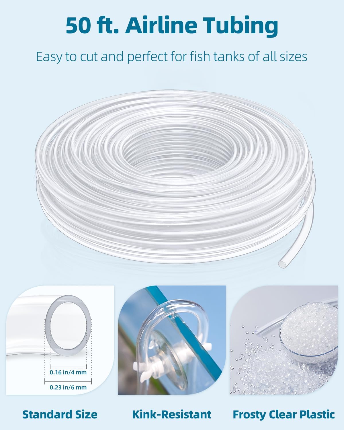 Straight L shape Y shape and T shape plastic tubing connectors layout