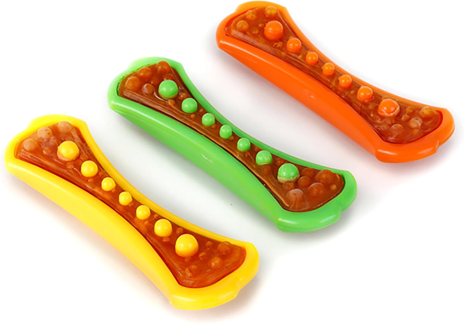 Hartz Chew 'n Clean Dental Duo Dog Treat & Chew Toy, Color Varies, Medium, 3 Pack - Image 12