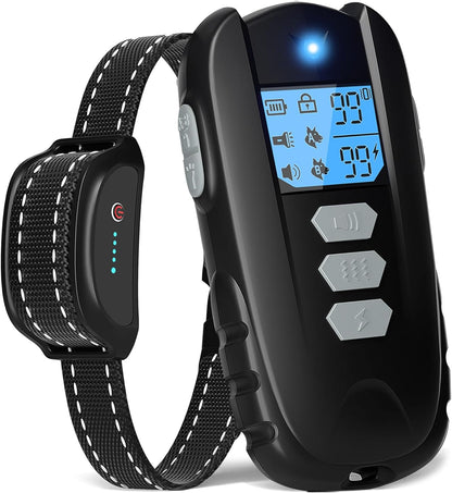 FWQEFVA dog shock collar with remote front view