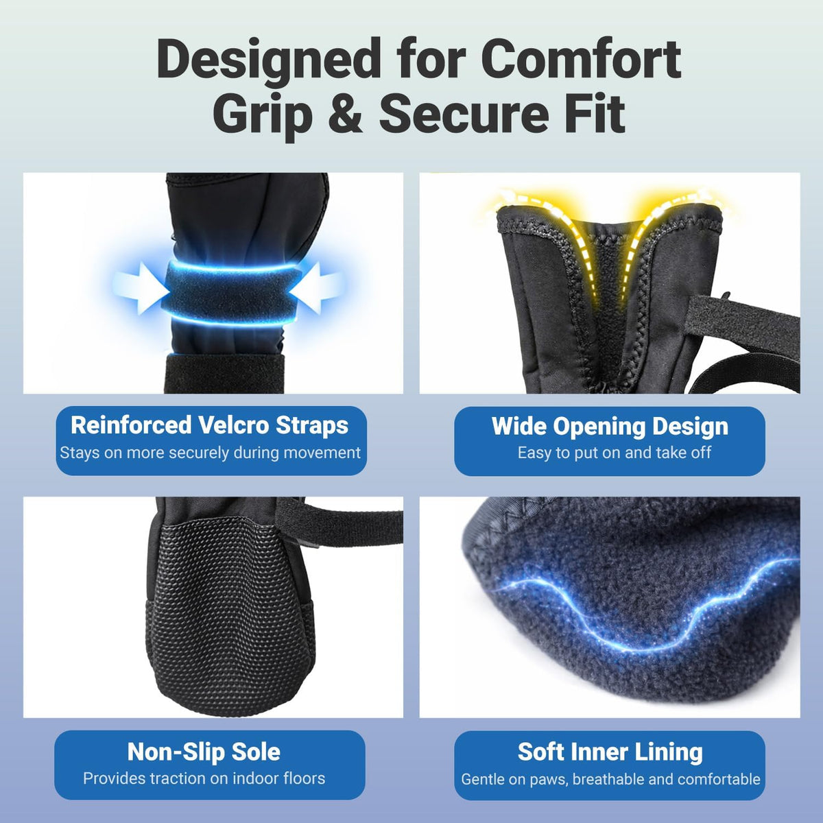 Juruaa dog boot for wound protection on paw