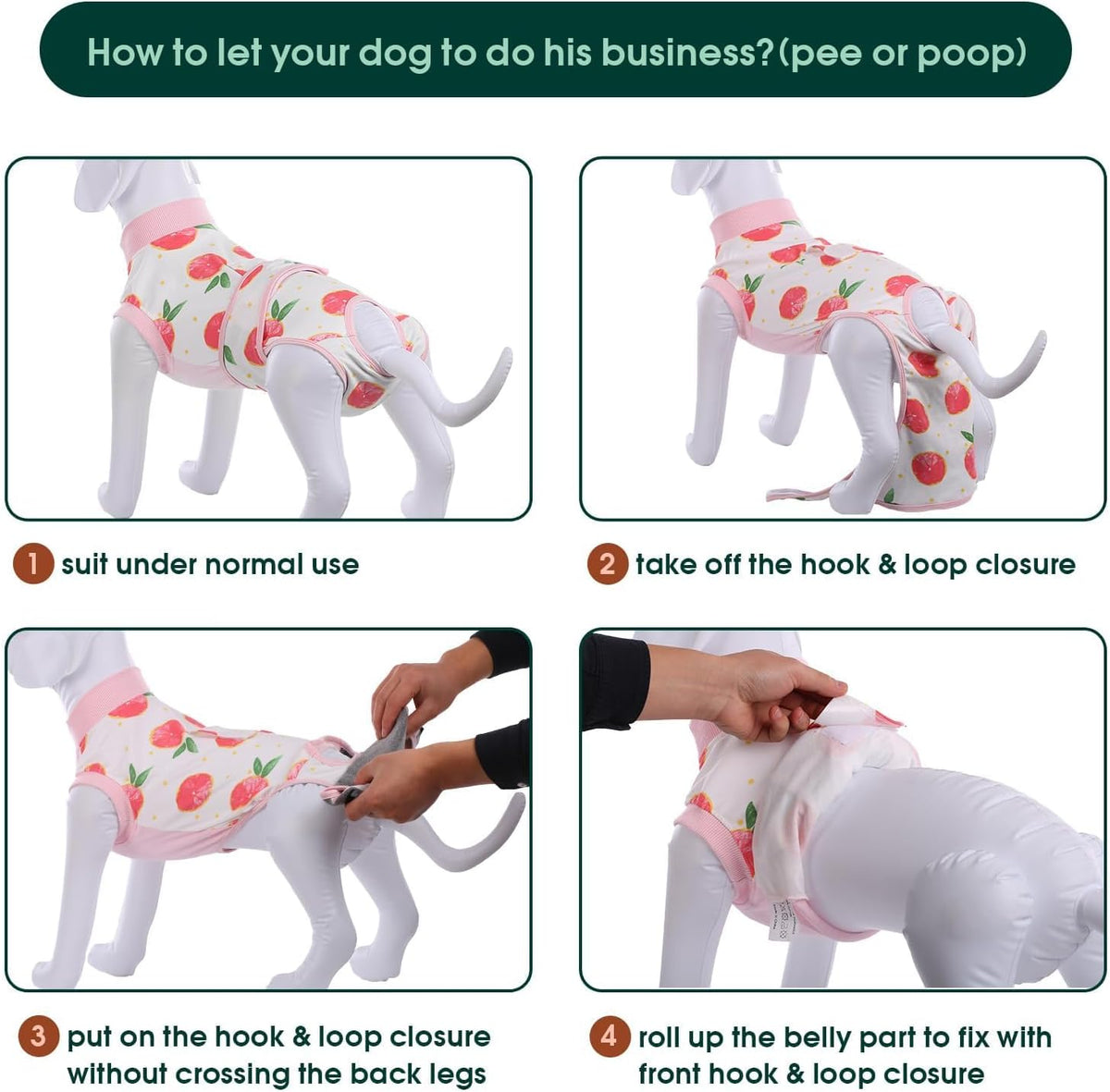 Kuoser elastic breathable pet bodysuit for post-surgery healing