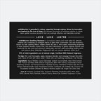 Back label view of the imported Smith & Burton grooming set outlining usage instructions.