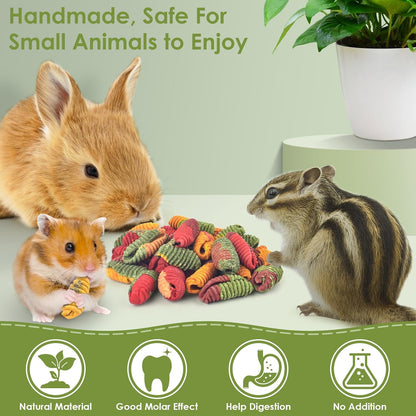 Timothy hay treats for rabbit and guinea pig teeth grinding
