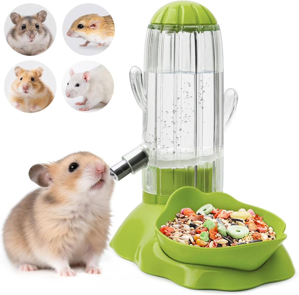 VANNON 2-in-1 Hamster Water Bottle & Food Feeder, 4.6oz/130ml Top-Fill Small Animal Cage Water Dispenser & Food Dish, BPA-Free, Anti-Leak for Hamster, Gerbil, Mouse - Image 9