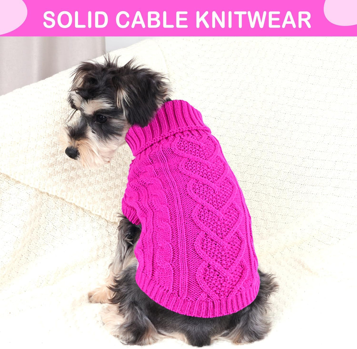 Puppishy Chihuahua clothes rose small size premium winter pet apparel