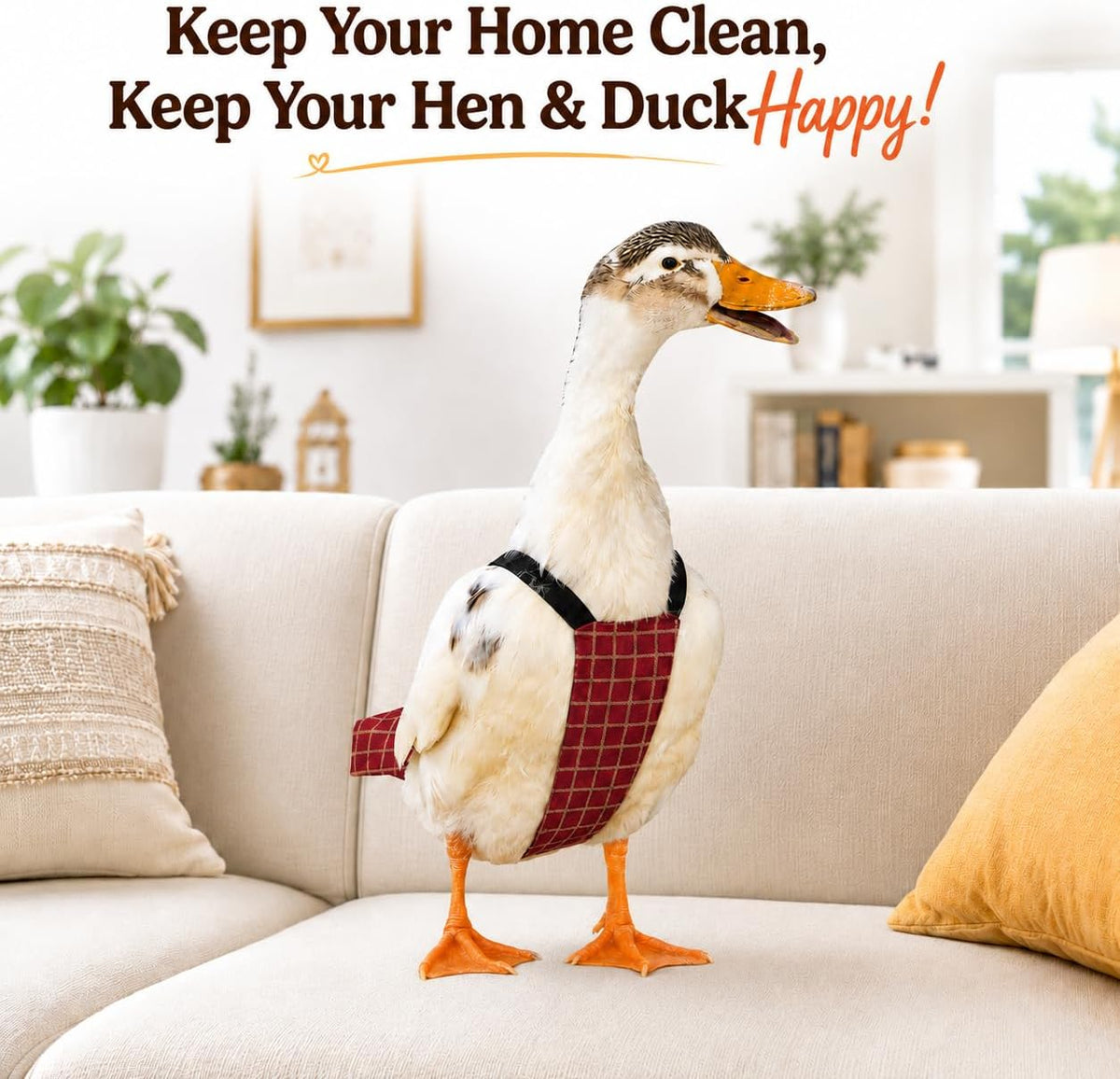 Reusable bird diaper waterproof lining close up