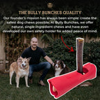 Bully Bunches 5 pack beef chews for joint and digestive support