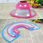 Andiker small blue protective pet cone preventing wound licking
