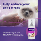 FELIWAY Classic Cat Calming Spray with packaging box
