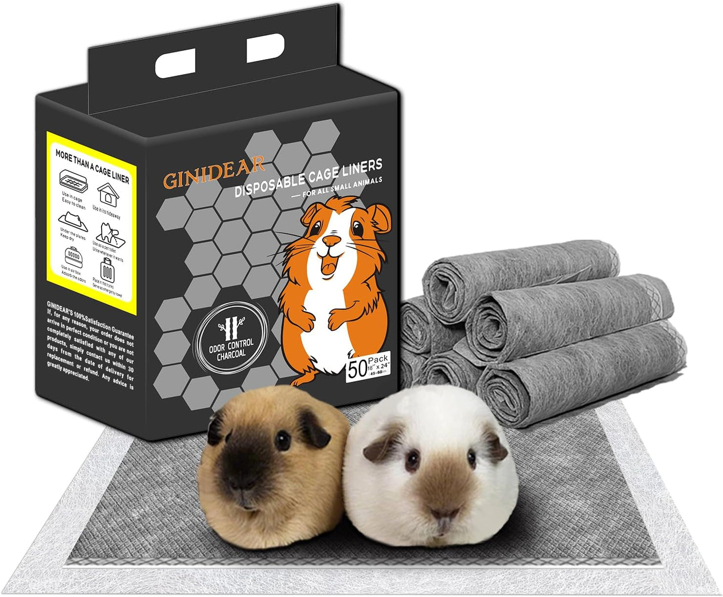 Ginidear guinea pig and rabbit cage bedding solution