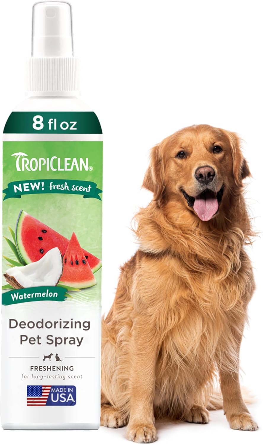 TropiClean Dog Perfume, Long Lasting Papaya Cologne, Deodorizing Spray for Smelly Dogs, After Bath Detangling Spray with Vitamin E, Safe for Cats, 8oz. - Image 11