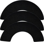 Hymsqn3 replacement carbon filter front view showing semi-circular activated charcoal pad.