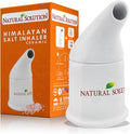 Natural Solution ceramic salt inhaler front view packaging kit with salt refills