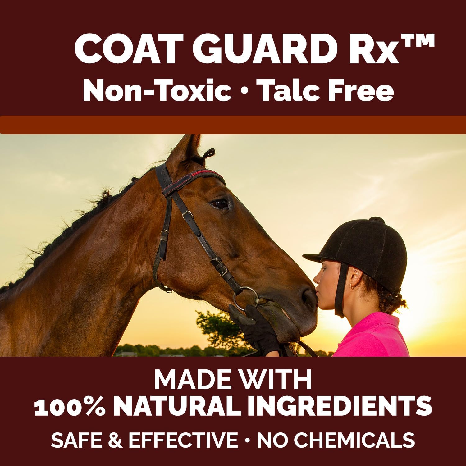 Extra Large. 2 Lbs. Coat Guard Rx(TM) Coat, Tail, Mane Powder for Horses - Rain Rot, Sweet Itch, Treatment & Dry Shampoo for Horses. - Image 9