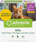 Advecta Plus Topical Large Cat Flea Treatment for Cats and Kittens, Flea Prevention and Control, Fast-Acting Waterproof Drops, 4-Month Supply - Image 12