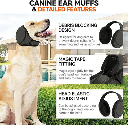 Adjustable dog calming hoodie with hook and loop fasteners close up