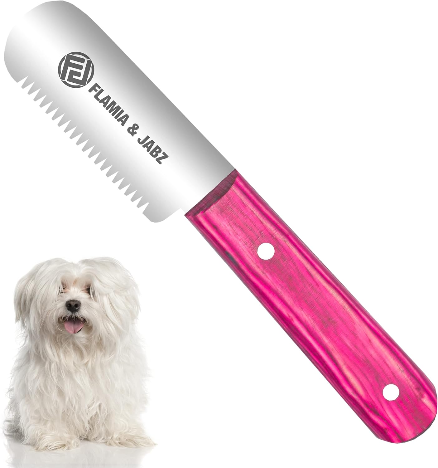 Imported USA premium pet stripping knife showcasing authentic craftsmanship and finish.