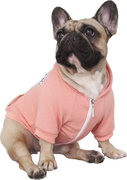 iChoue French Bulldog Frenchie Clothes Hoodies for Dogs Pug English Boston Terrier Bully Pitbull Corgi Sweatshirt Sweater Clothing - Grey/XLarge - Image 15