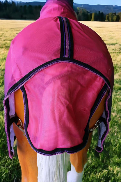 Challenger miniature horse protective summer sheet with adjustable leg straps