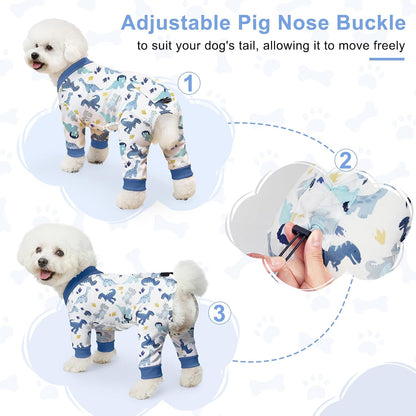 Bienbee soft breathable dog jammies comfortable sleepwear for medium dogs