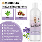 We Love Doodles Dog Conditioner & Detangler, 2-in-1 Conditioner for Allergies & Itching, Lavender and Chamomile, Made in USA, Dog Lotion Treatment, Perfect for Poodles, Doodles & Goldendoodles,16oz - Image 9