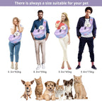 Hands-free usage demonstration of Cuby pet sling bag