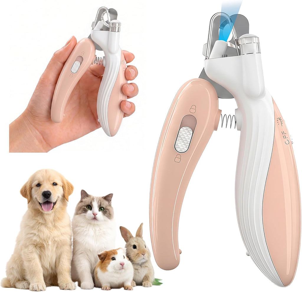 Cat & Dog Nail Clippers with LED Light, Illuminates Nail Bloodline to Prevent Overcutting, Pet Nail Trimmer with Safety Guard & Built-in Nail Catcher for Dog Cat Rabbit Small Animals(Blue) - Image 10
