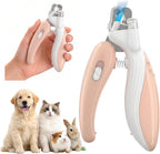 Cat & Dog Nail Clippers with LED Light, Illuminates Nail Bloodline to Prevent Overcutting, Pet Nail Trimmer with Safety Guard & Built-in Nail Catcher for Dog Cat Rabbit Small Animals(Blue) - Image 10